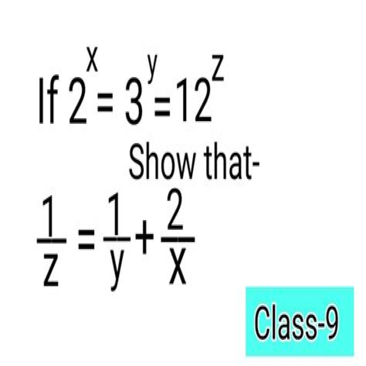3 to the power of 2 times 3 to the power of x equals 3 to the power of 7
