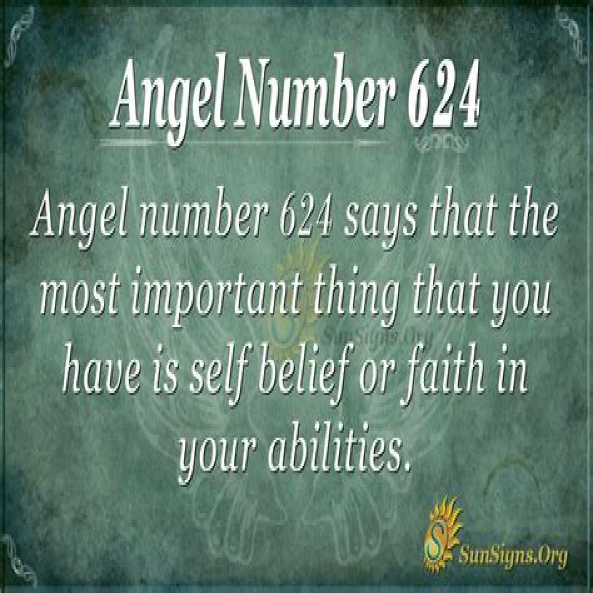 
ANGEL NUMBER 624
