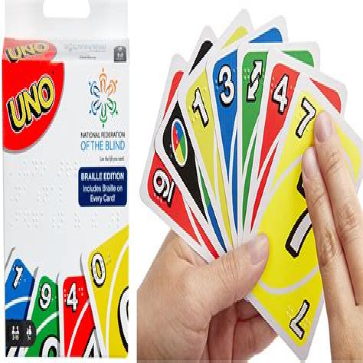 Card game that released a Braille edition in 2019