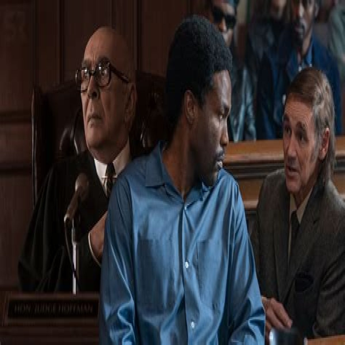 Frost/Nixon actor who played Judge Julius Hoffman in The Trial of the Chicago 7: 2 wds.