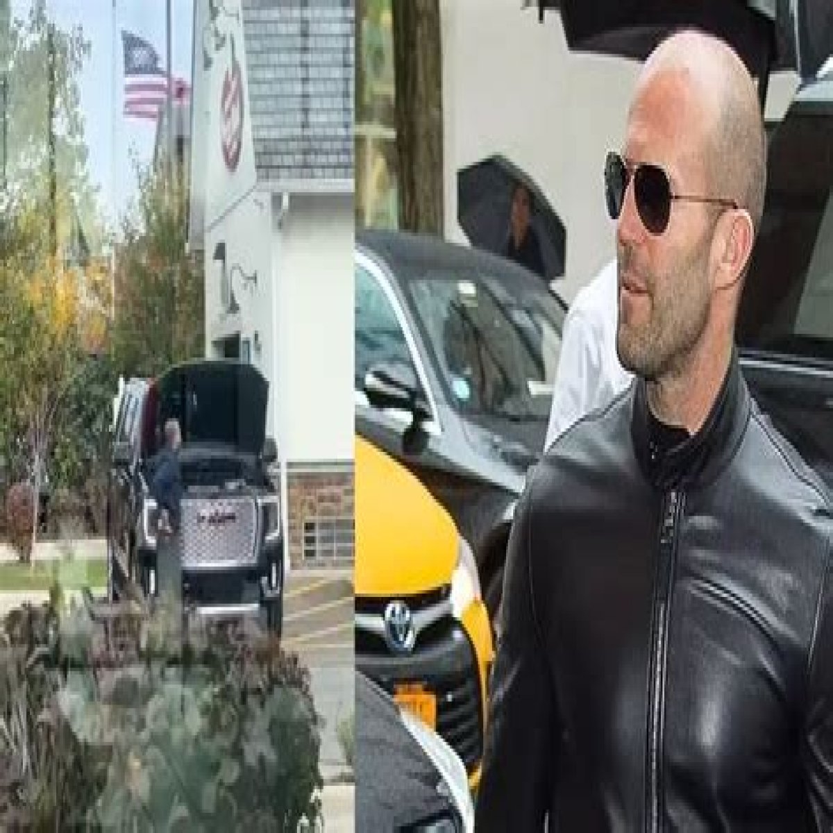 Jason Statham Look-Alike Goes Viral After Displaying Palestine Flag On Car