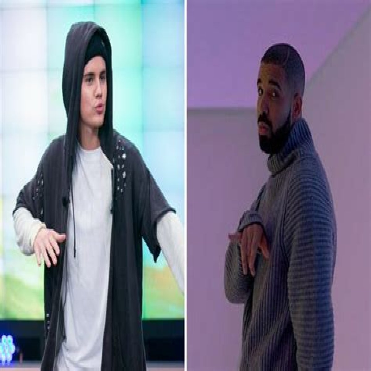 Justin Bieber teases "Hotline Bling" remix with Drake