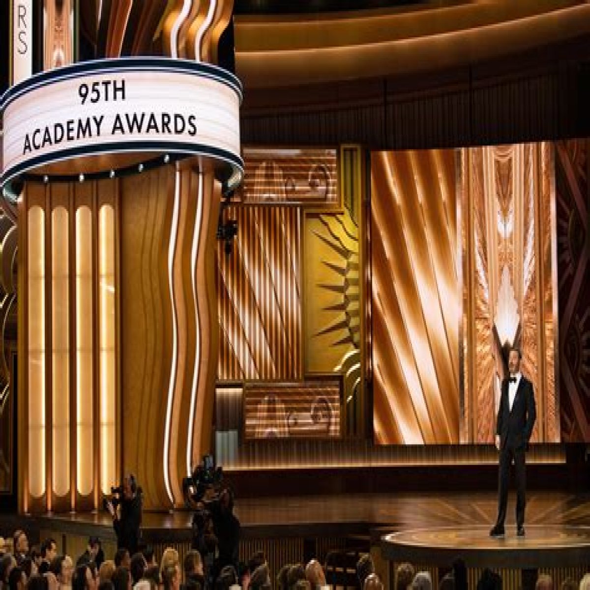 Metal on the outside of an Academy Award
