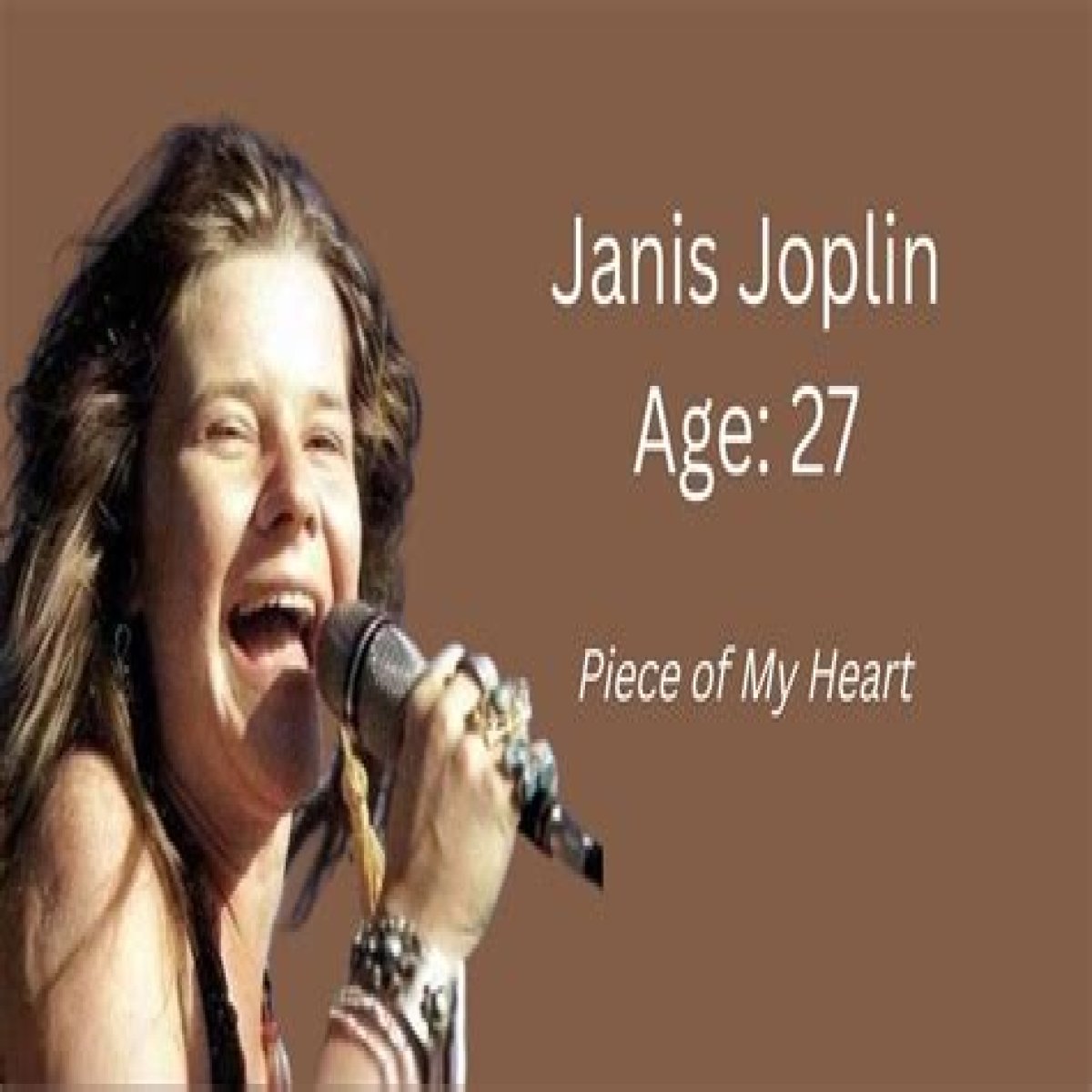 Piece of My Heart singer Joplin