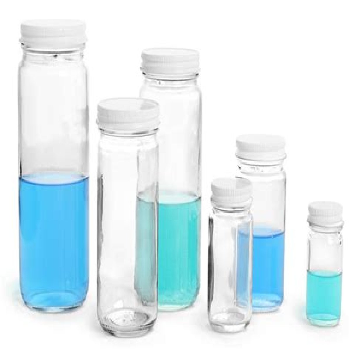 Scientist's small glass container