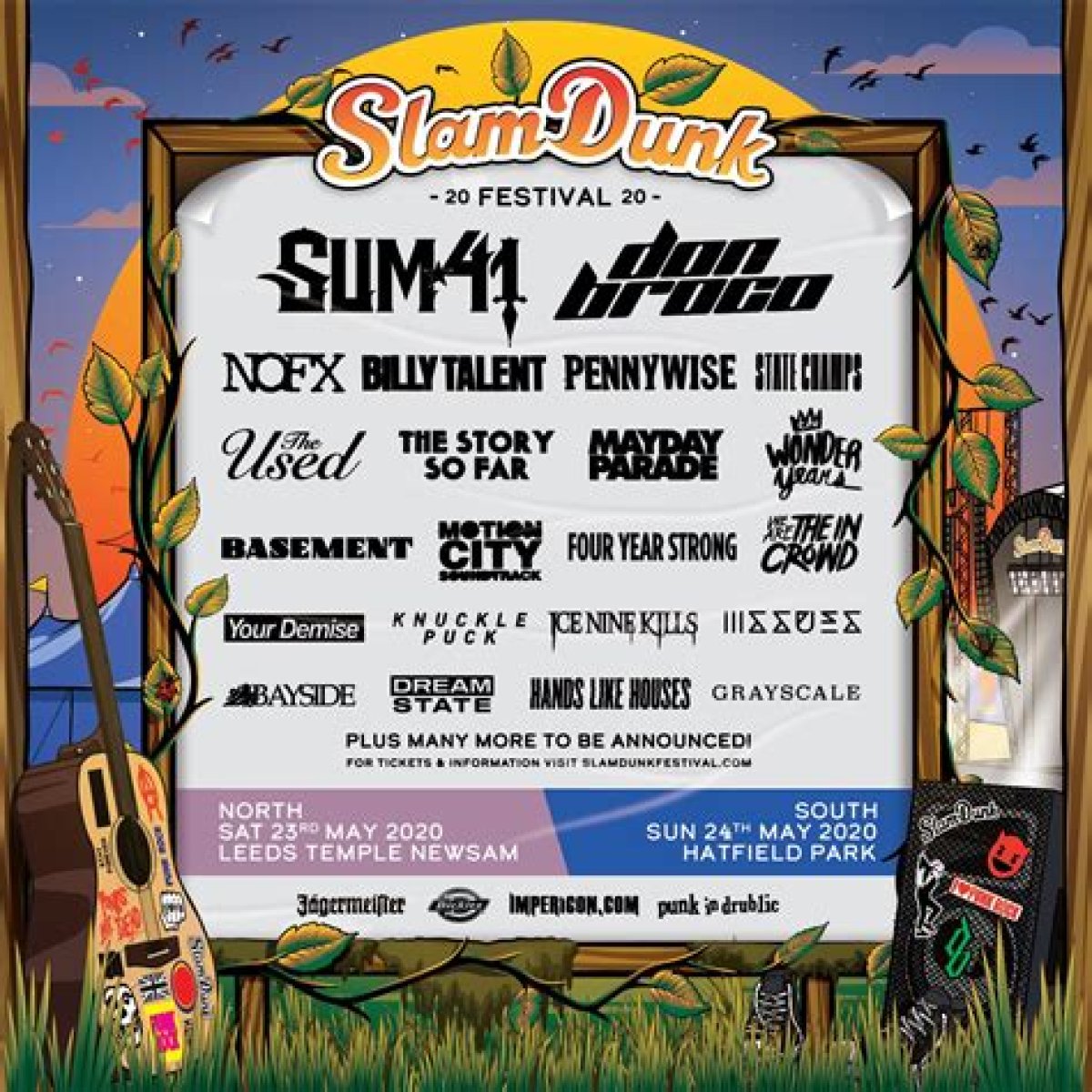 Slam Dunk Festival 2020 Announce Further Acts Including Co-Headliners Sum 41