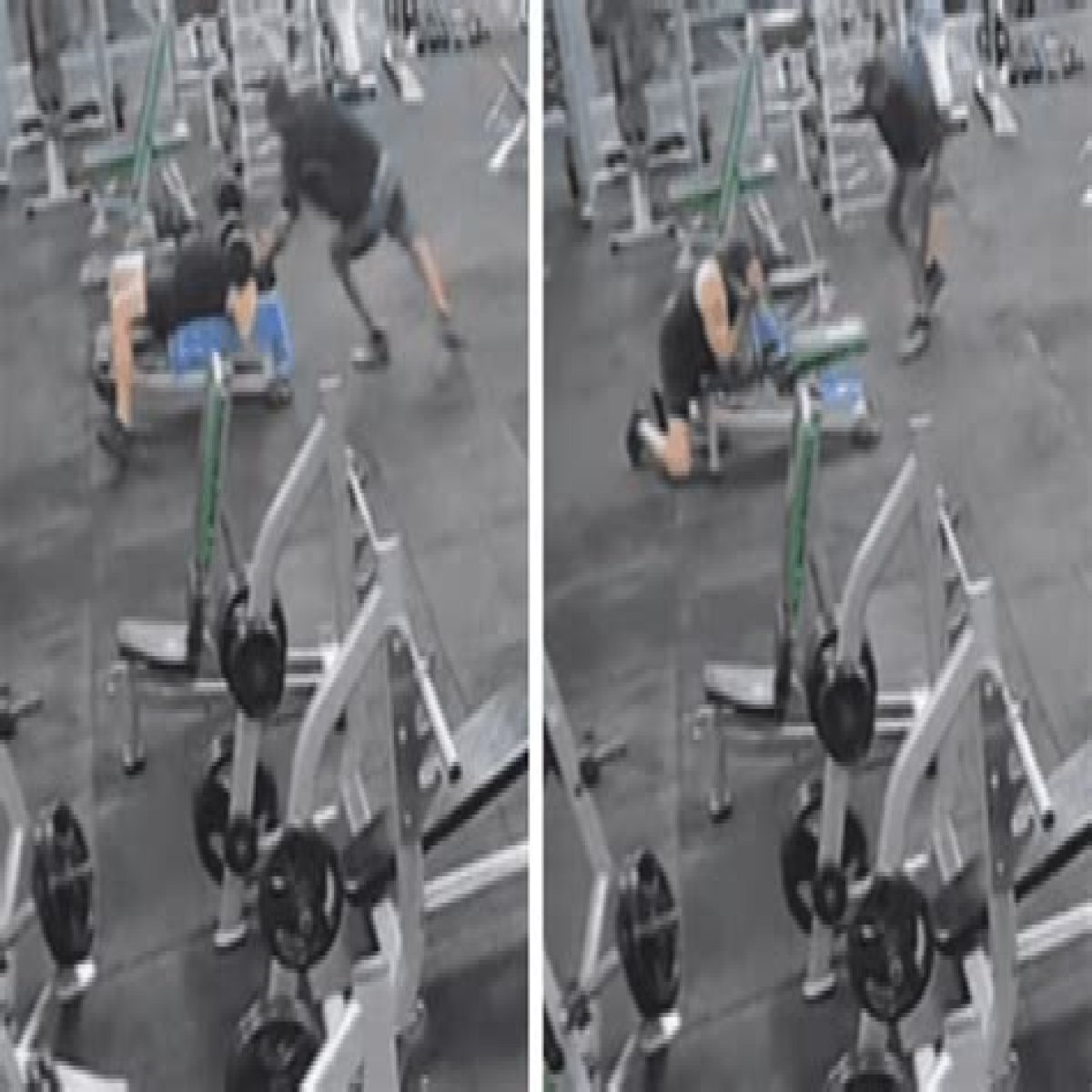 Video shows man 'accidentally' slamming 20kg weight on gymgoer's head resulting in HORRIFIC injuries